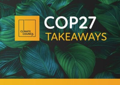Our Key Takeaways from COP 27